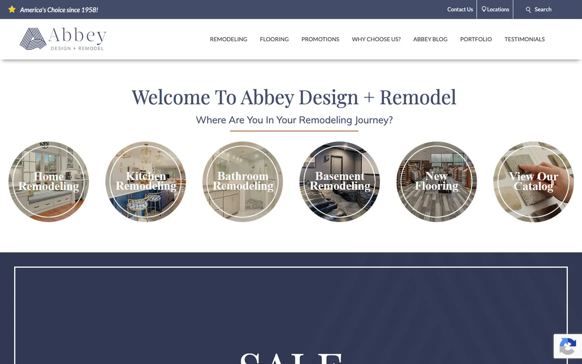 Abbey Design + Remodel - Leesburg homepage