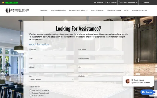 Contact Finishing Touch Design Studio | Aberdeen’s Best Flooring Showroom