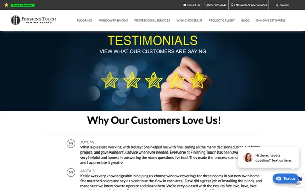 Reviews and Testimonials