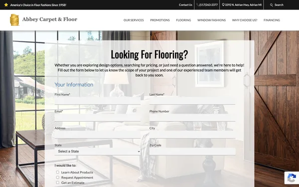 Contact Abbey Carpet & Floor – Southeast Michigan's Best Flooring Showroom