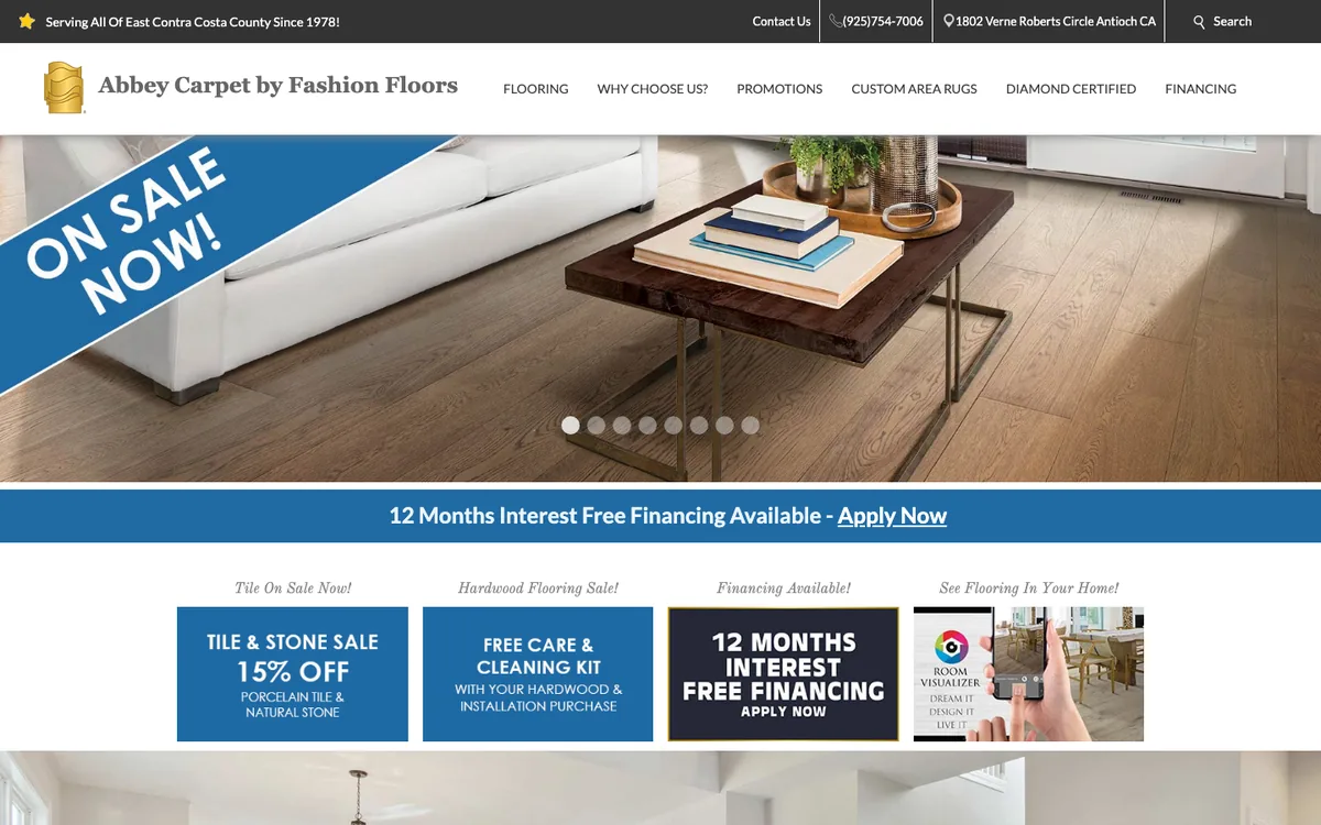 Abbey Carpet By Fashion Floors homepage