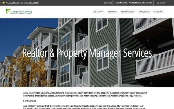 Flooring & Remodeling for Realtors & Property Managers | Commercial & Residential
