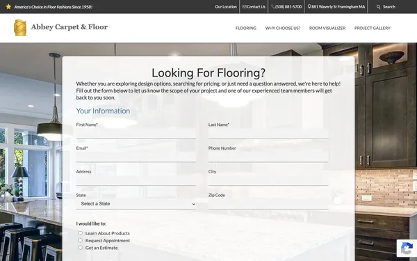 Contact Abbey Carpet & Floor in Framingham