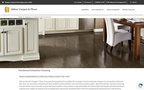 Hardwood Intensive Cleaning