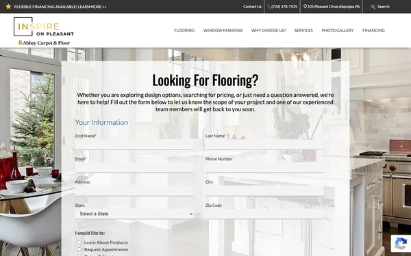 Contact Us – Aliquippa’s & Pittsburgh's Best Flooring Showroom