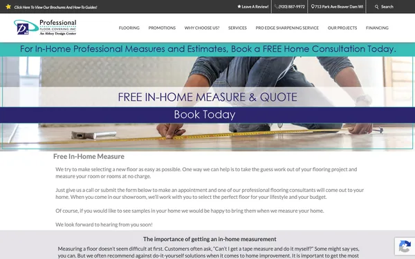 Free In-Home Measure