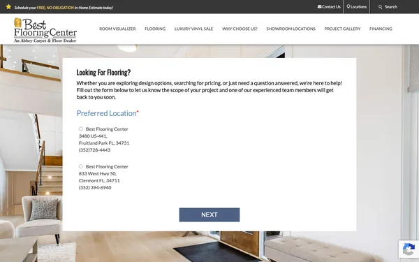 Contact Best Flooring Center | Central Florida's Best Flooring Showroom