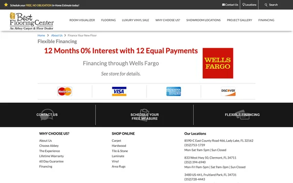 Best Flooring Center Finance Options