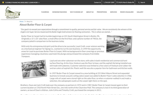 Carpet, Vinyl & Wood Flooring Store and Installation in Grove City PA | Flooring contractors