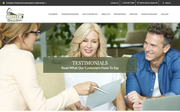 Testimonials | Butler Floor & Carpet Co.