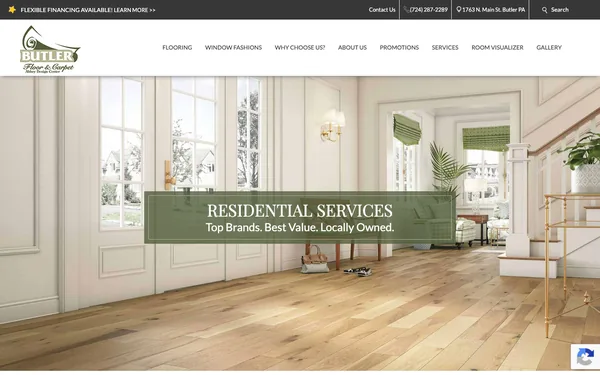 Residential Carpet, Hardwood & Tile Flooring Store in Kittanning PA