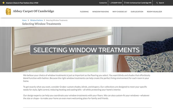 Selecting Window Treatments