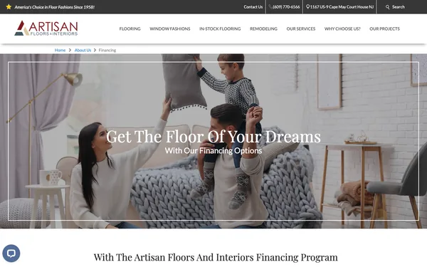 Finance Options at Artisan Floors & Interiors
