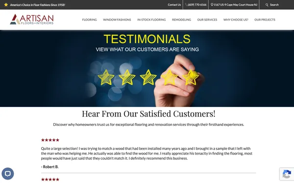 Read Our Customer Testimonials