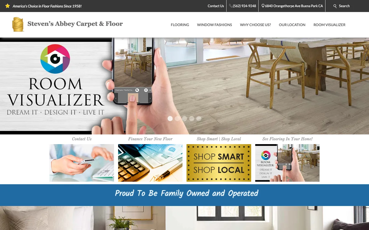 Steven’S Abbey Carpet & Floor homepage