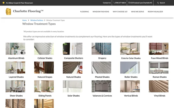 Window Treatment Types