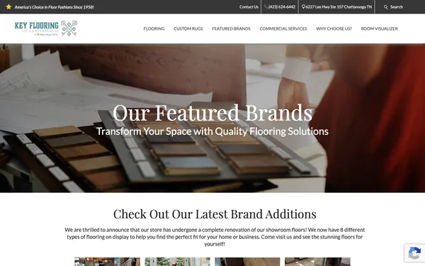 Featured Flooring Brands from Top Manufacturers