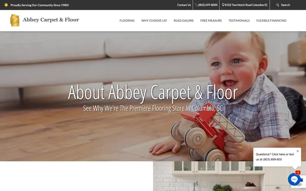 About Abbey Carpet & Floor | Serving Columbia Since 1980