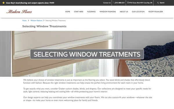 Selecting Window Treatments