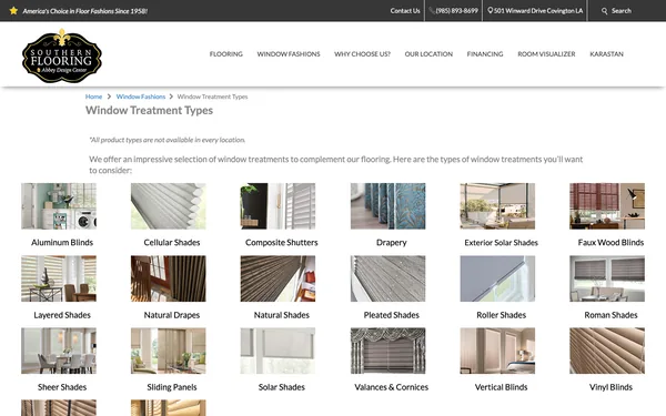 Window Treatment Types