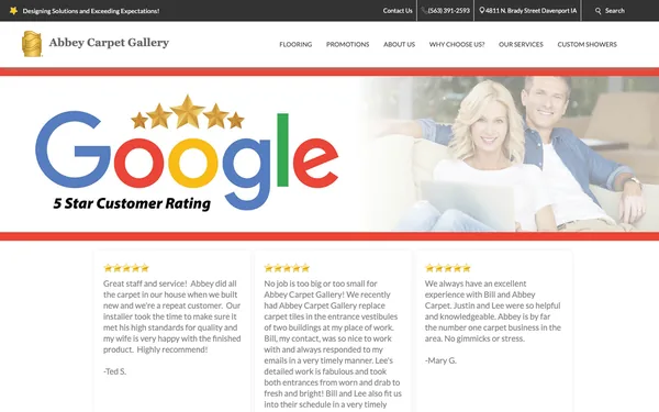 Reviews | We Are Proud To Have A 5 Star Google Rating