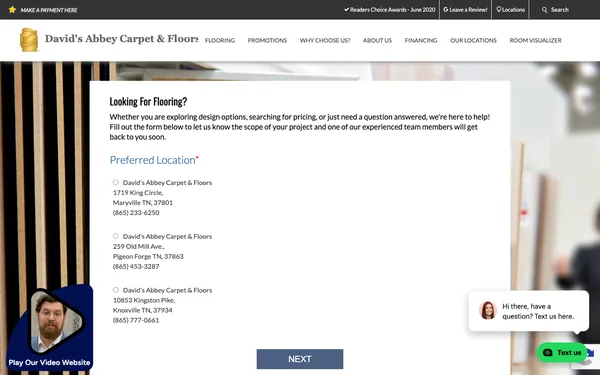 Flooring Quote in Knoxville, Pigeon Forge, & Maryville, TN