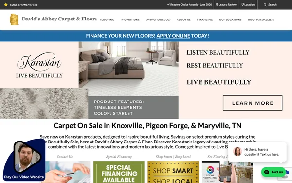 Carpet On Sale in Knoxville, Pigeon Forge, & Maryville, TN