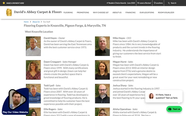 Flooring Experts in Knoxville, Pigeon Forge, & Maryville, TN
