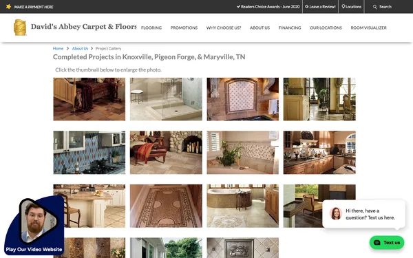 Completed Projects in Knoxville, Pigeon Forge, & Maryville, TN