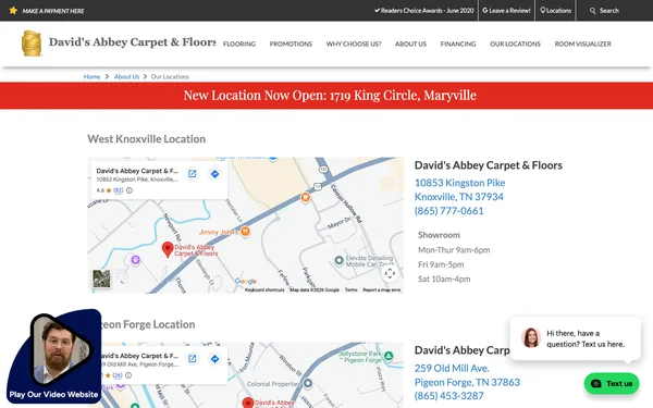 Flooring Stores in Knoxville, Pigeon Forge, & Maryville, TN