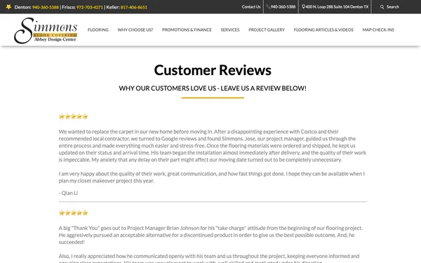 Testimonials | Reviews from Our Customers