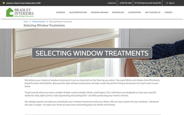 Selecting Window Treatments