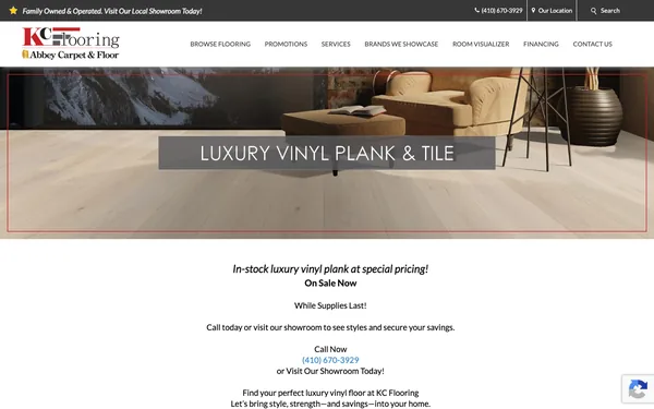 Luxury Vinyl on Sale