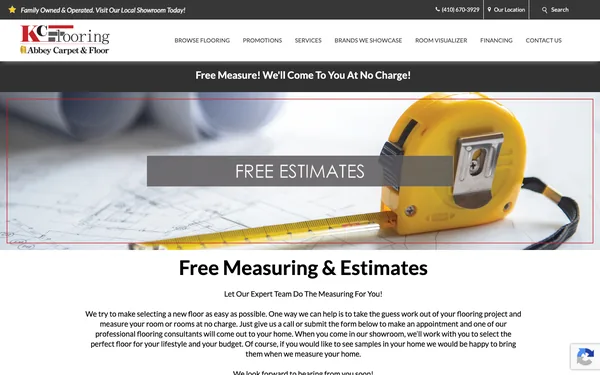Free Measure | We Come to You at No Charge