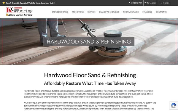 Hardwood Refinishing in Harford County MD