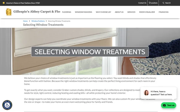 Selecting Window Treatments
