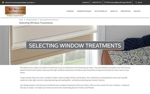 Selecting Window Treatments