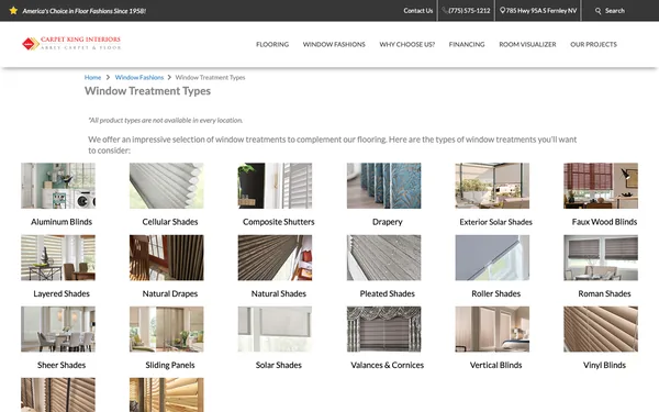 Window Treatment Types
