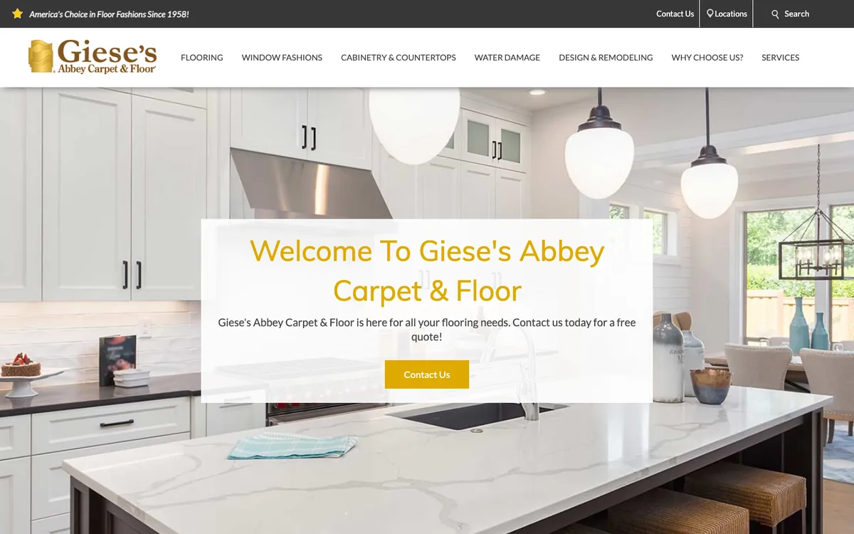 Giese's Abbey Carpet & Floor homepage