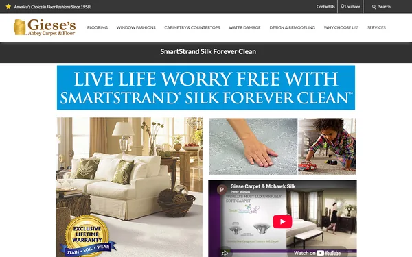 SmartStrand Silk Forever Clean