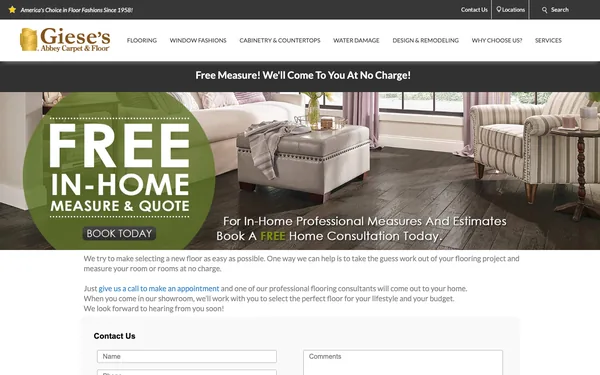 Free Measure | We Come to You at No Charge