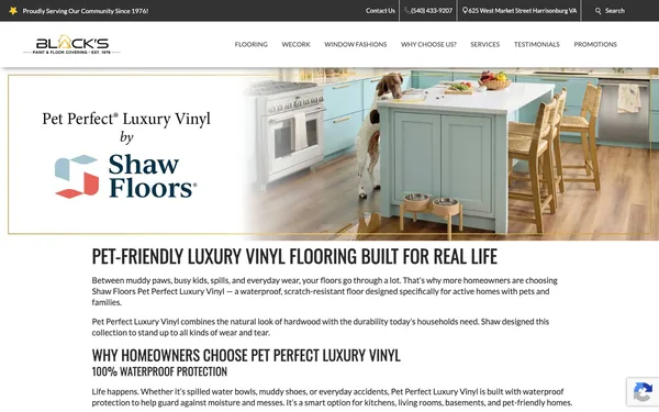 Pet Perfect Luxury Vinyl Flooring | Waterproof & Pet-Friendly Floors