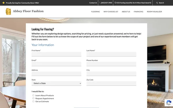 Contact Abbey Floor Fashion – Hilton Head’s Best Flooring Showroom