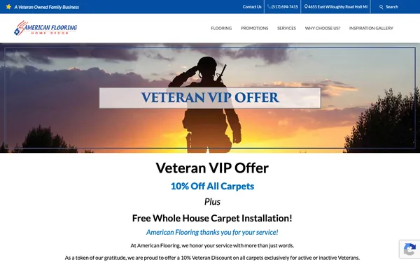 Veteran VIP Offer