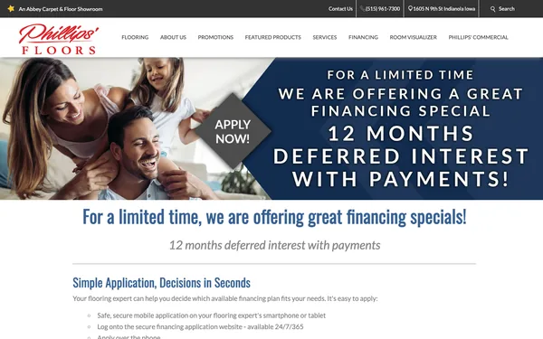 For a limited time, we are offering great financing specials!