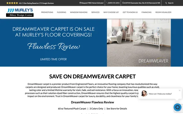 DreamWeaver Carpet On Sale Now!