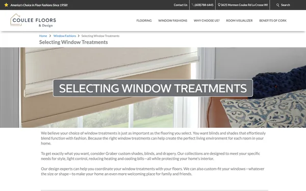 Selecting Window Treatments