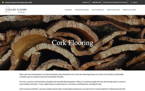 Cork Flooring | The Benefits of Cork From Coulee Carpet Center