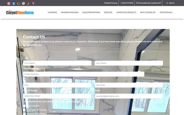 Contact Class Carpet, Floor & Home – Levittown’s Best Flooring Showroom