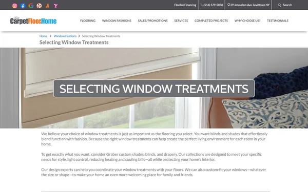 Selecting Window Treatments